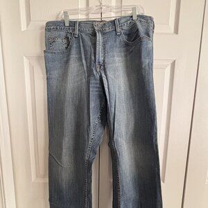 Lee Men’s Jeans Size 36 x 32 | Straight Leg | Classic Blue Denim
